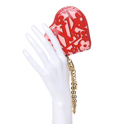 Louis Vuitton Patent Sweet Monogram Coeur Heart Coin Purse Pomme D'Amour 2 of 8