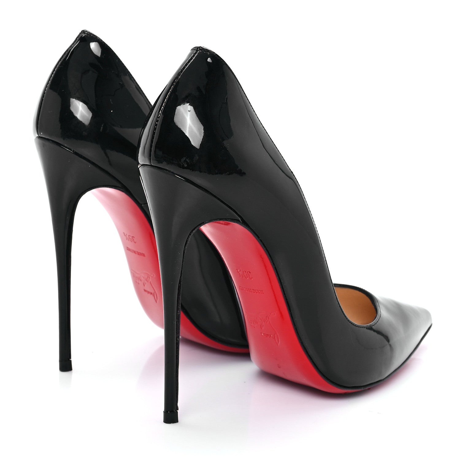 Christian Louboutin Patent So Kate 120 Pumps 39.5 Black 5 of 8