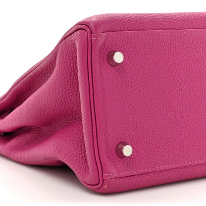 Hermes Togo Kelly Retourne 28 Rose Pourpre 9 of 18