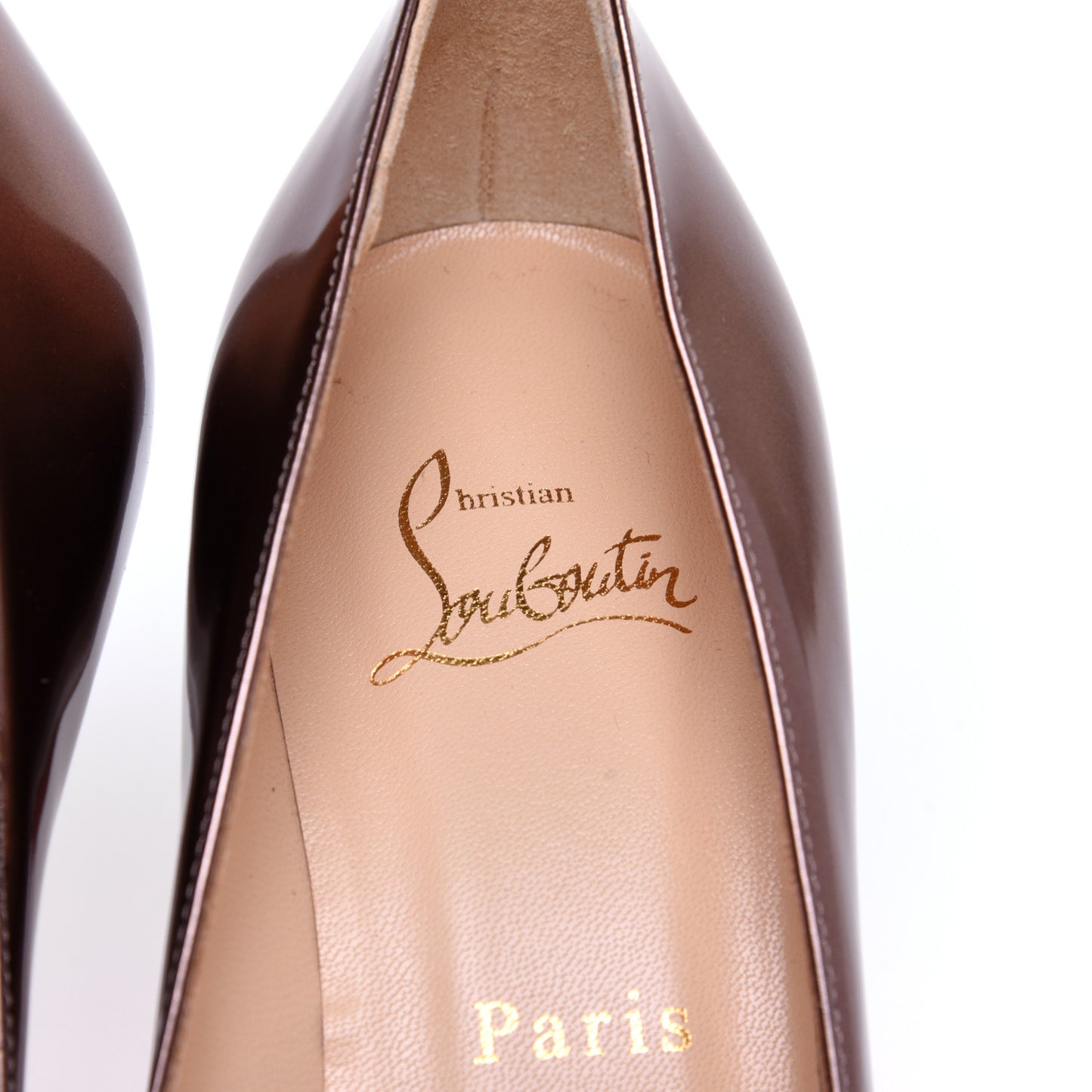 Patent Clare 80 Pumps 36.5 Bronze