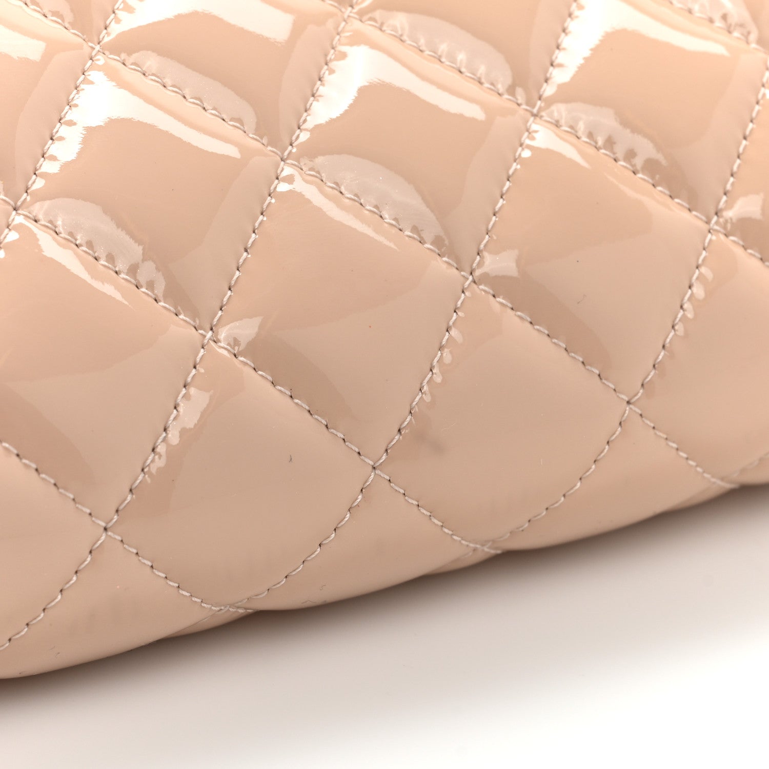 Chanel Patent Quilted Timeless Clutch Pink 10 of 15