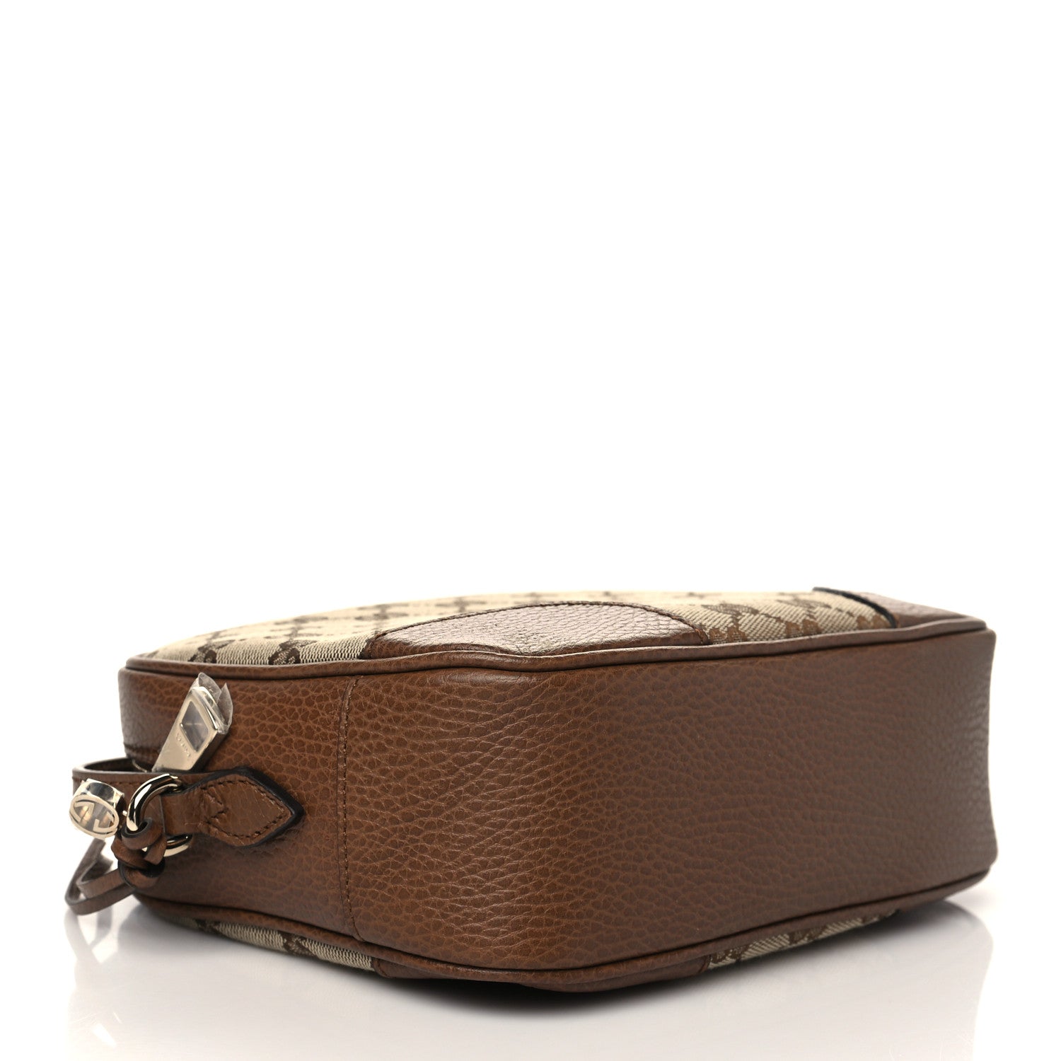 Gucci Monogram Mini Bree Messenger Bag Beige Tabacco 4 of 8