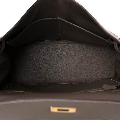 Hermes Togo Kelly Retourne 32 Etoupe 6 of 33