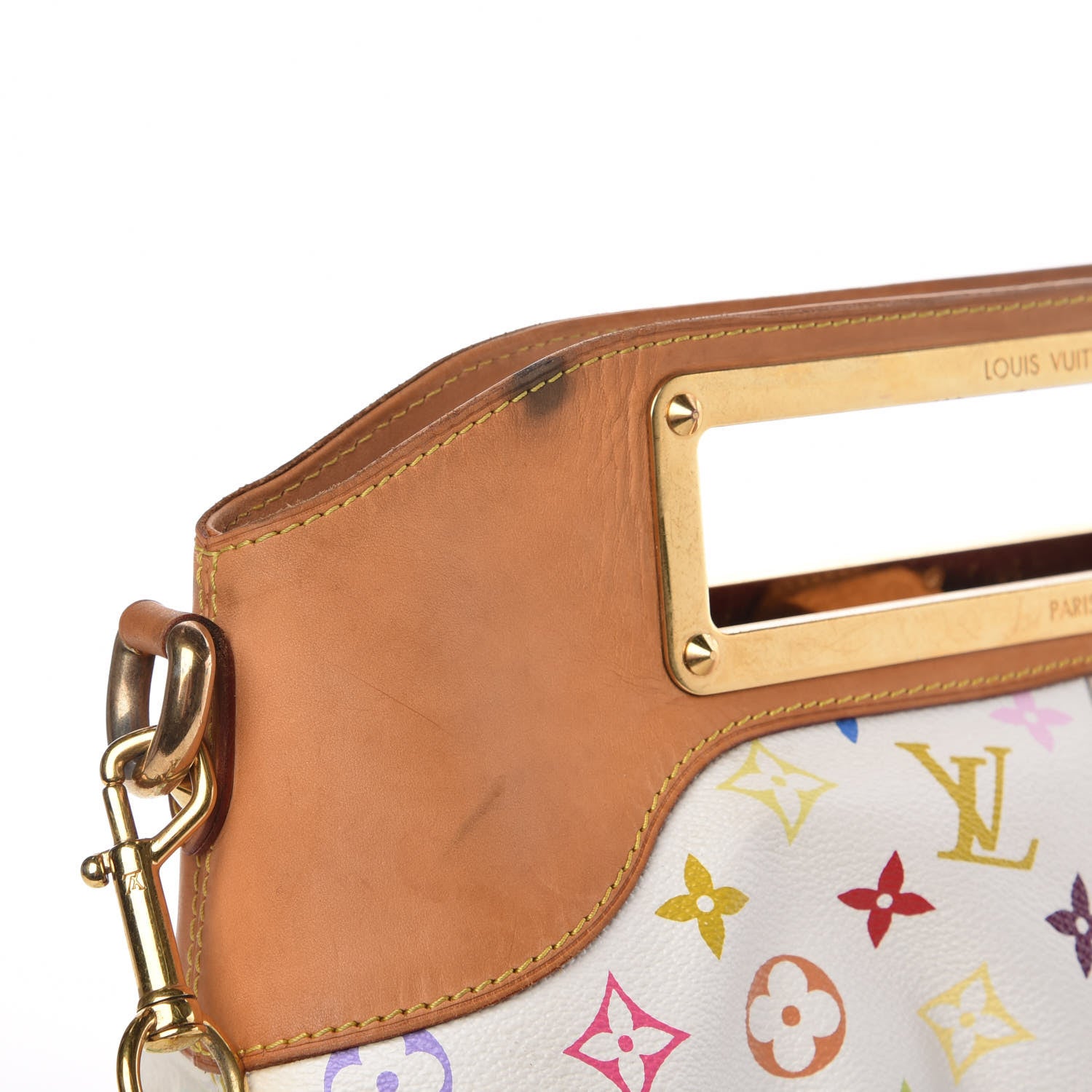 Louis Vuitton Monogram Multicolor Judy GM White 8 of 15