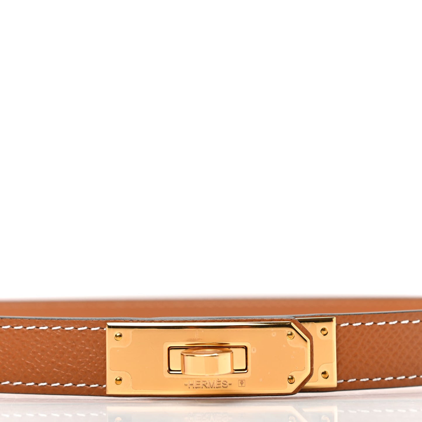 Epsom Kelly Belt Gold