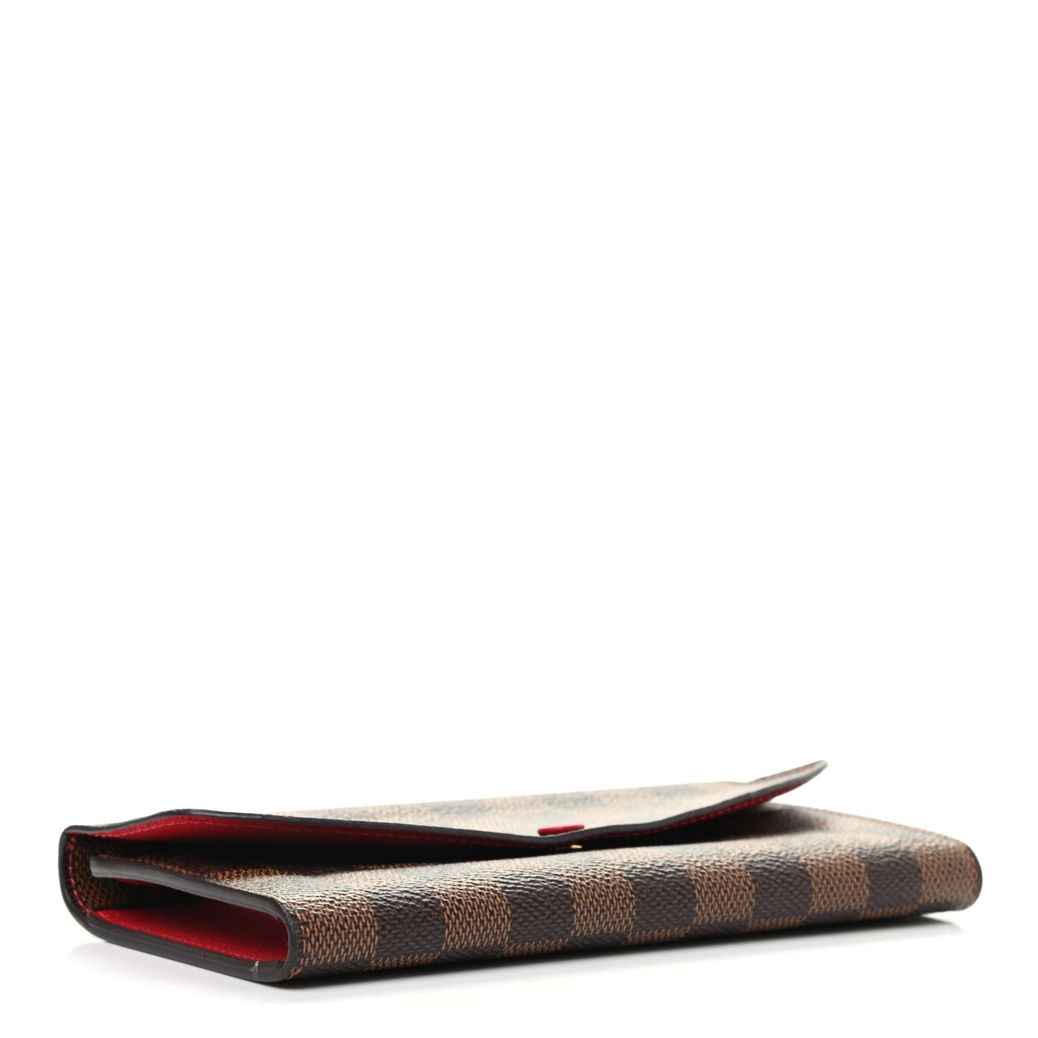 Louis Vuitton Damier Ebene Emilie Wallet Red 4 of 6