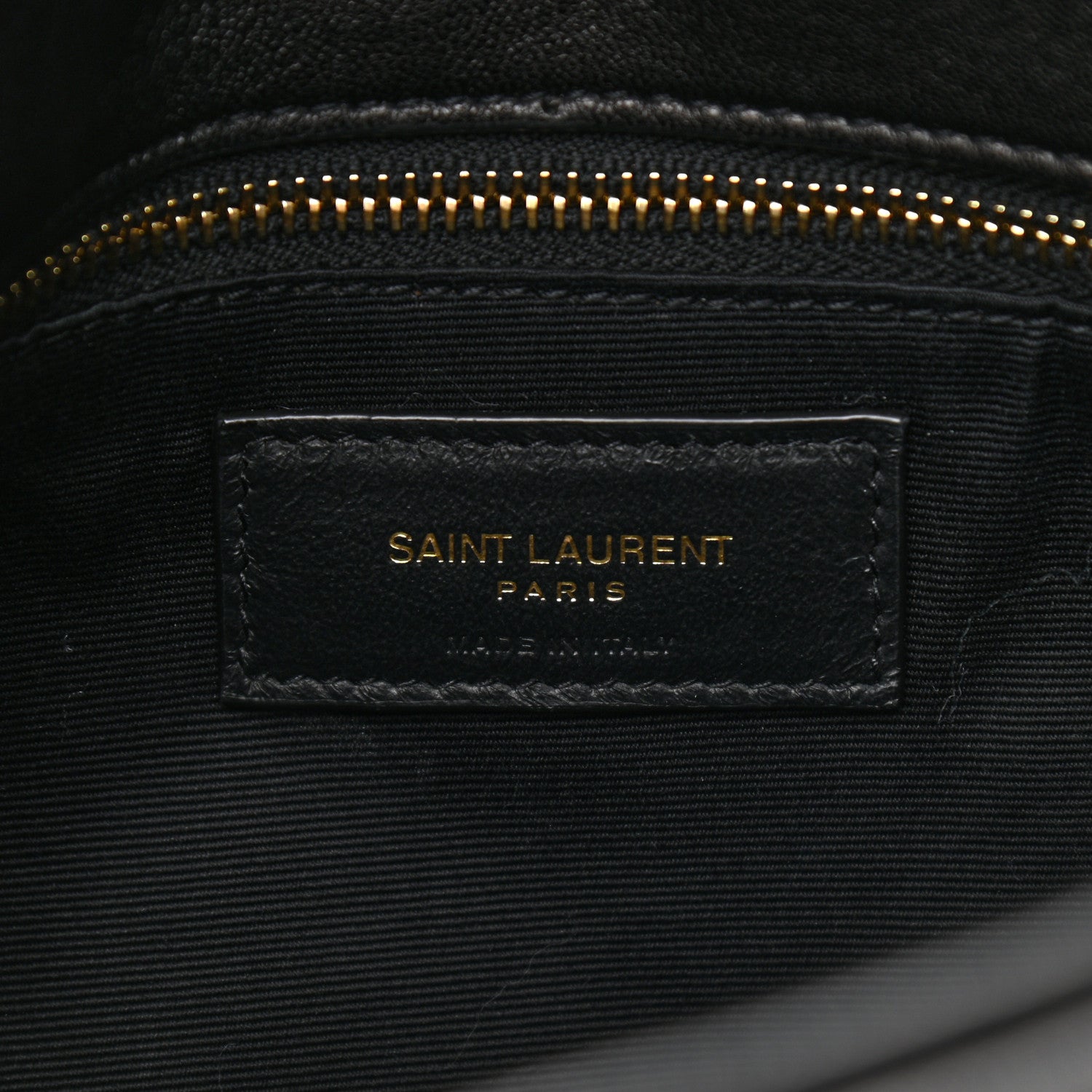 Saint Laurent Lambskin Quilted Small Loulou Puffer Monogram Chain Satchel Black 6 of 11