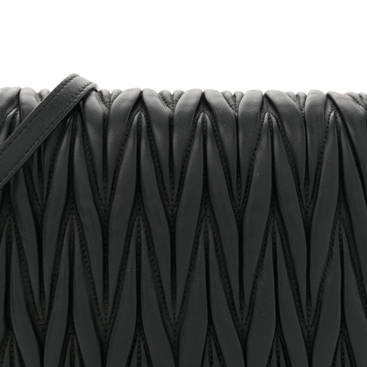 Miu Miu Nappa Matelasse Crossbody Black 8 of 11