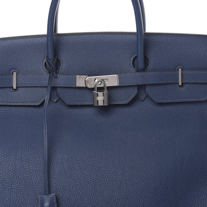 Hermes Togo Birkin 40 Bleu Thalassa 34 of 42