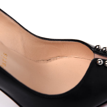 Christian Louboutin Nappa Patent Studded Predupump 85 Pumps 35 Black 13 of 15