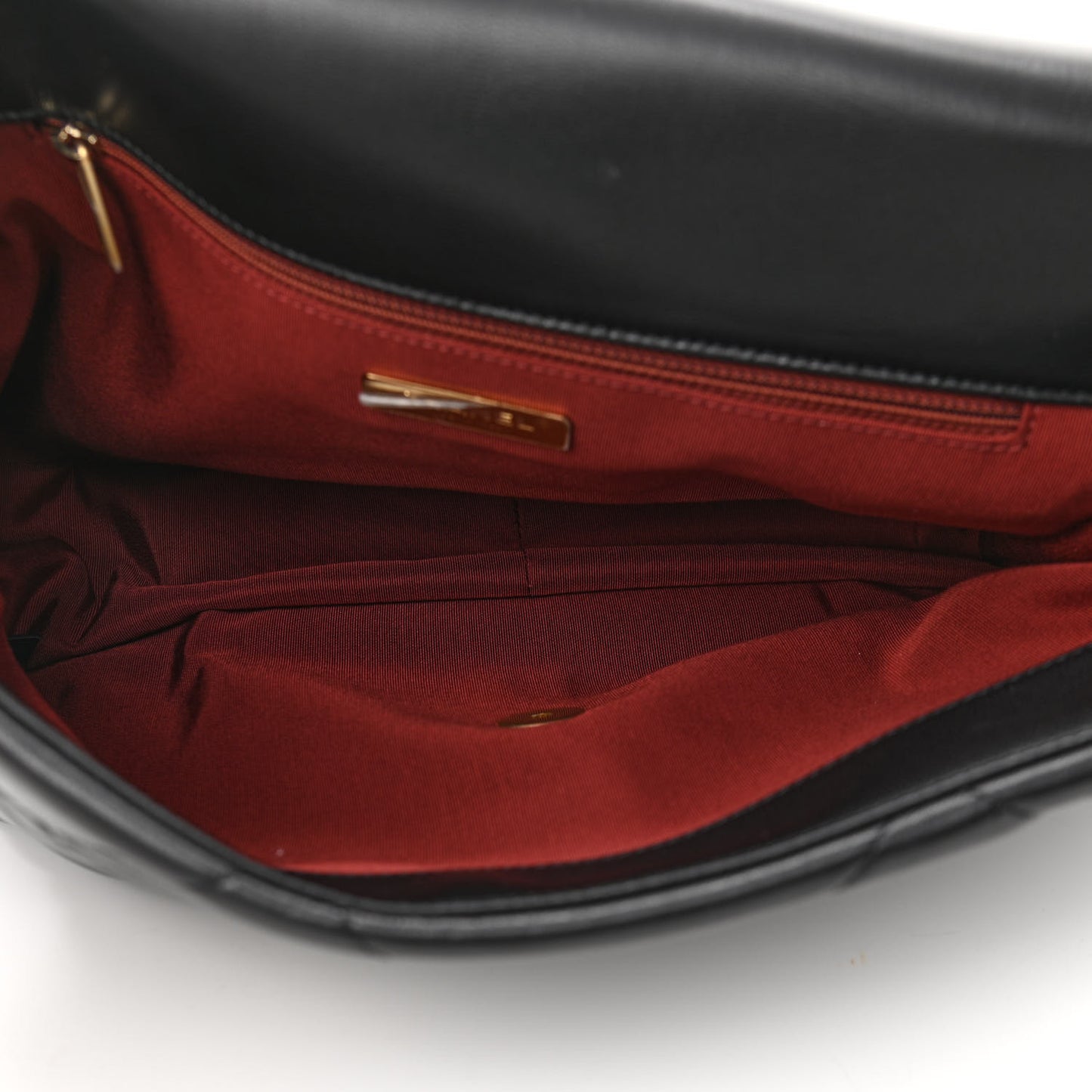 Lambskin Quilted Maxi Chanel 19 Flap Black