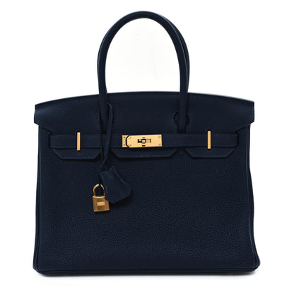Hermes Togo Birkin 30 Bleu Nuit 1 of 11
