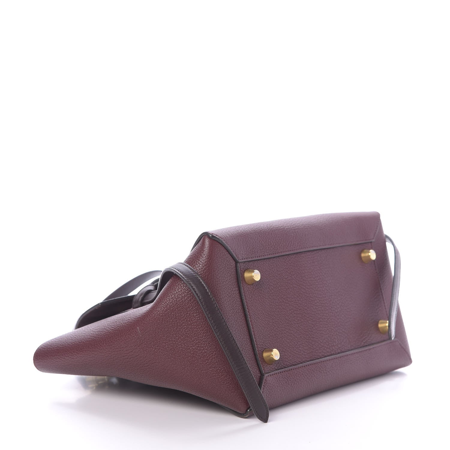 Celine Goatskin Smooth Calfskin Mini Belt Bag Burgundy 4 of 15