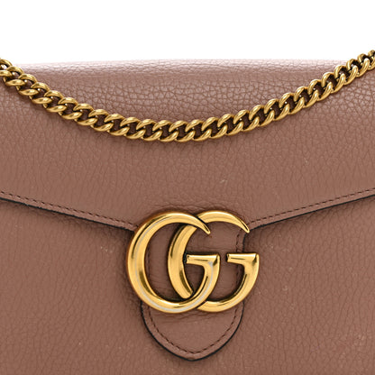 Gucci Cellarius Calfskin GG Marmont Chain Wallet Rosy Phard 7 of 12