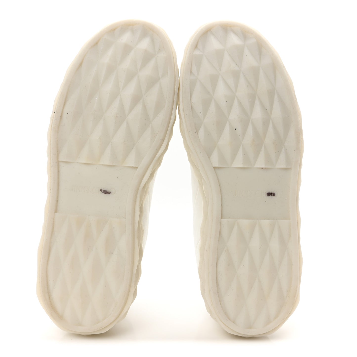 Nappa Diamond Light Platform Sneakers 41 White