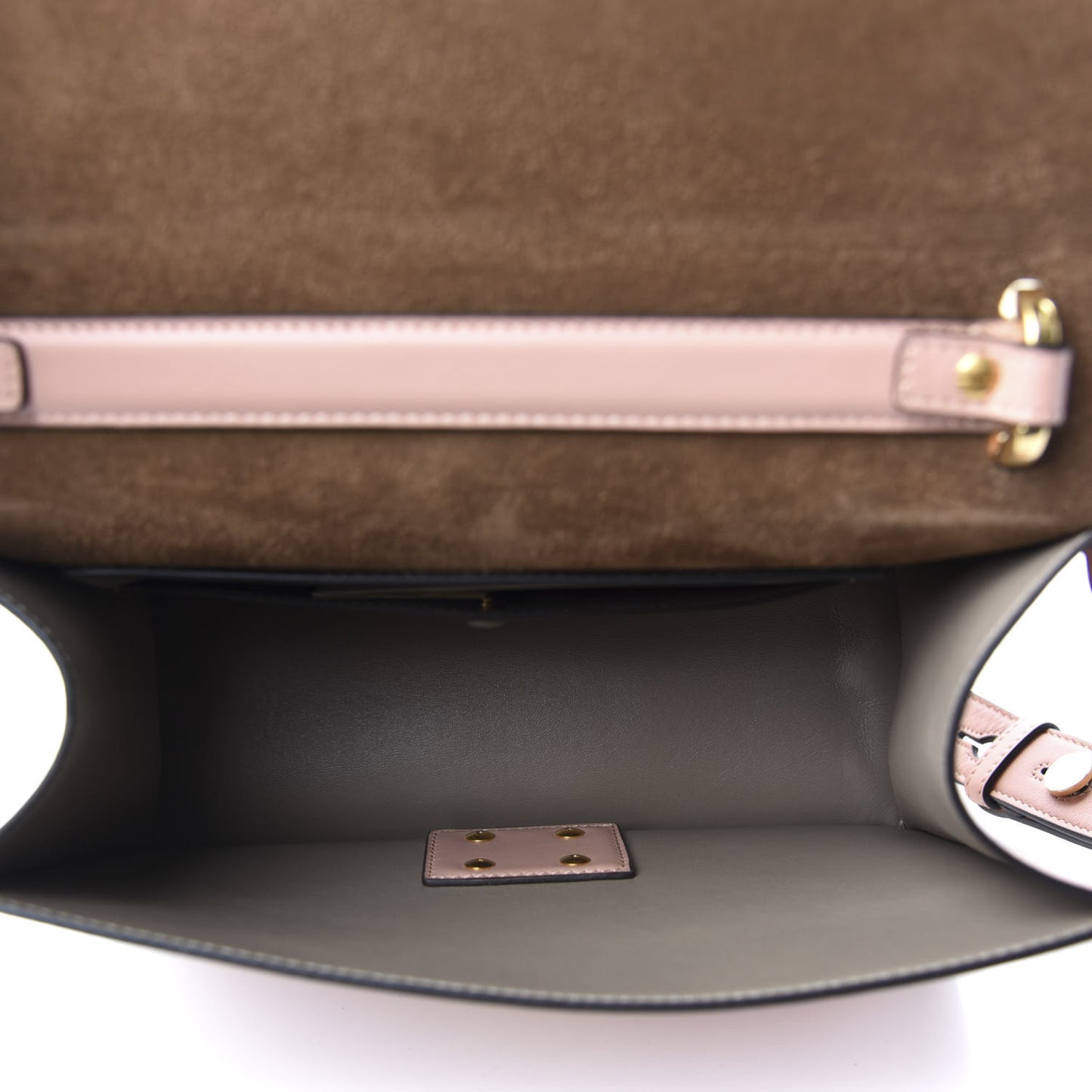 Vitello Grace Matte Kan U Shoulder Bag Rosa Bourbon