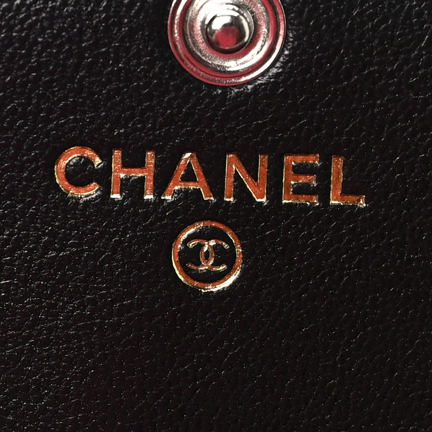 Lambskin Quilted Chanel 19 Flap Wallet Black
