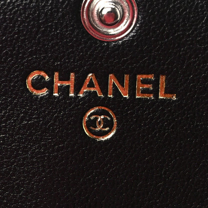 Chanel Lambskin Quilted Chanel 19 Flap Wallet Black 6 of 8