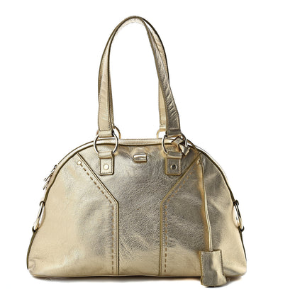 Saint Laurent Metallic Calfskin Medium Muse Gold 1 of 19