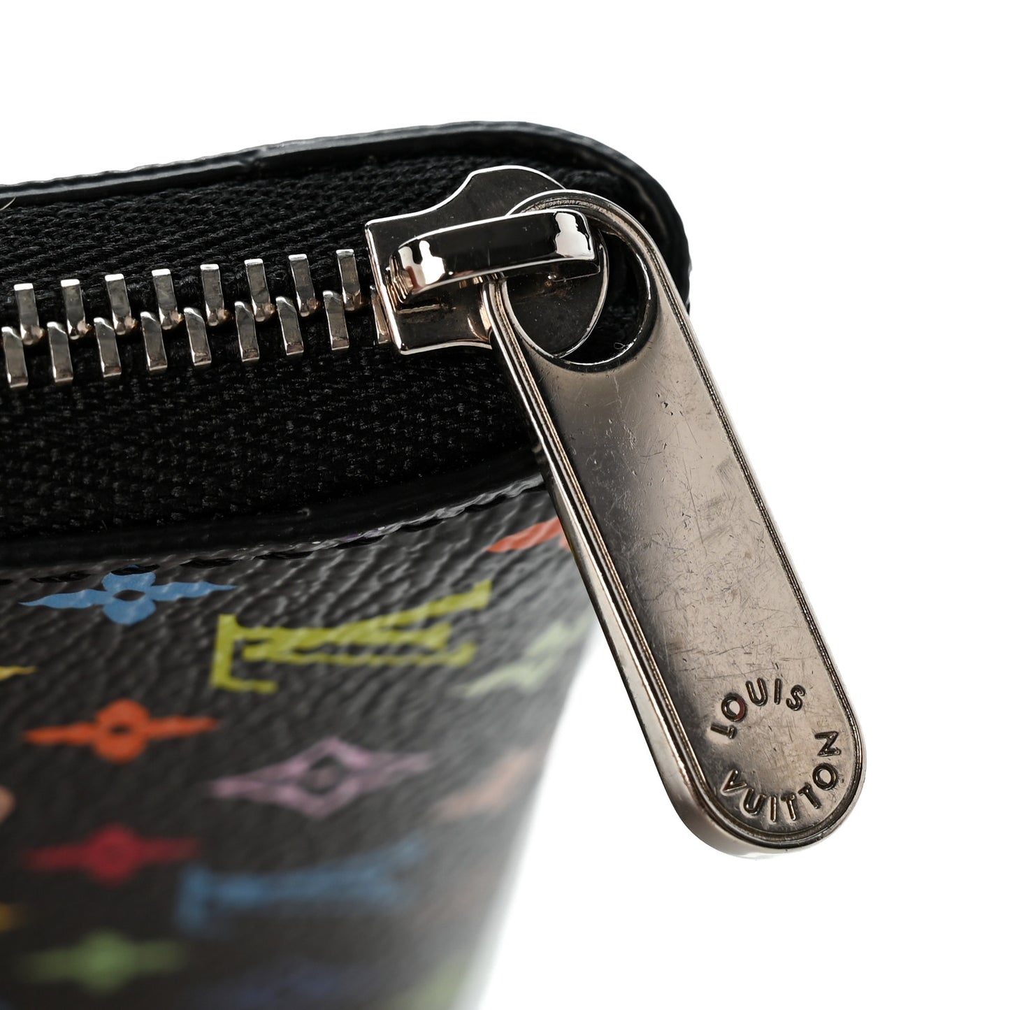 LV x TM Monogram Multicolor Zippy Coin Purse Black