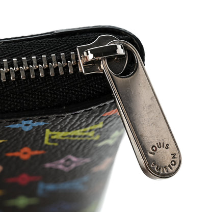 Louis Vuitton LV x TM Monogram Multicolor Zippy Coin Purse Black 8 of 8