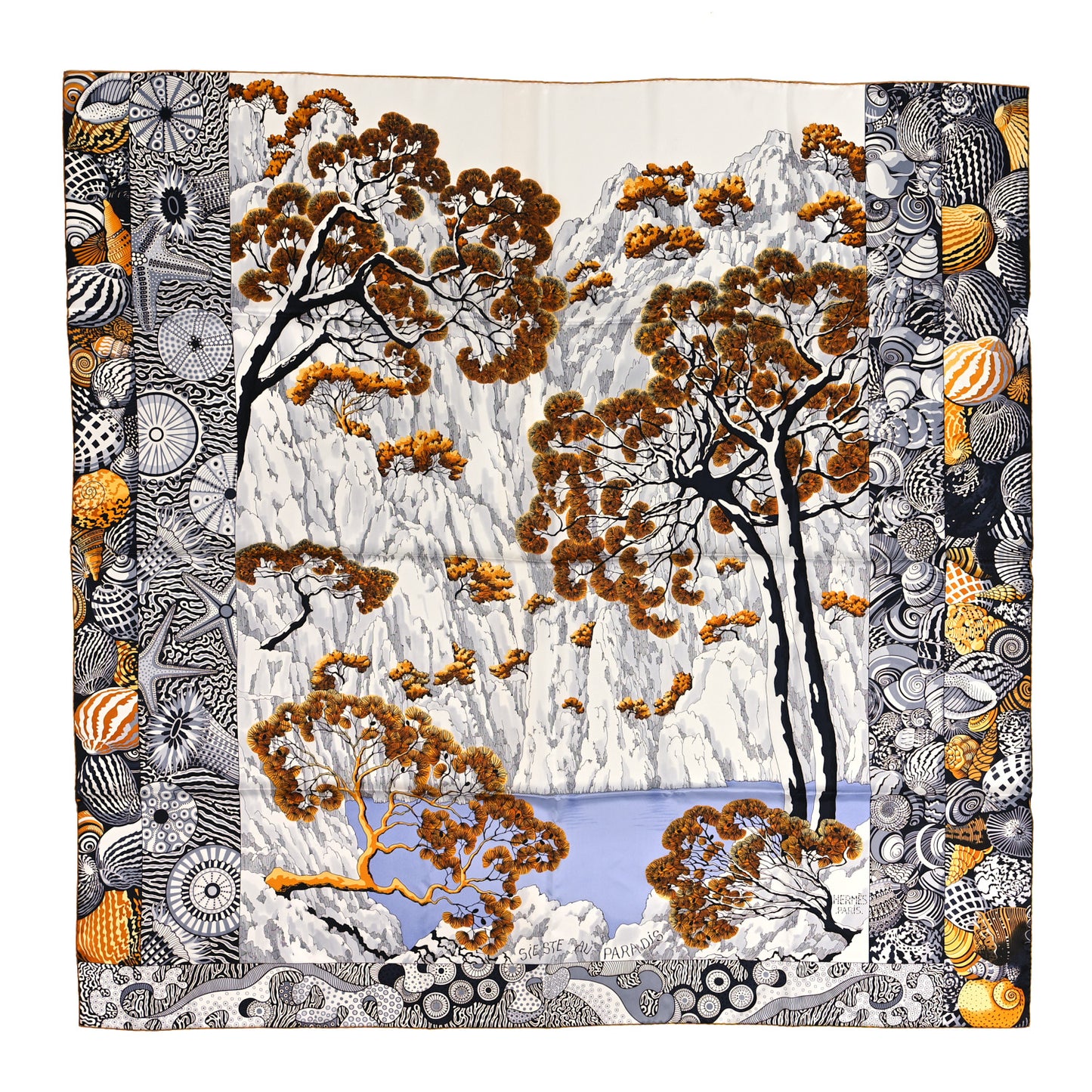 Silk Sieste Au Paradis Shawl 140