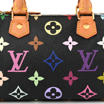 Louis Vuitton Monogram Multicolor Mini Sac HL Speedy Black 7 of 12