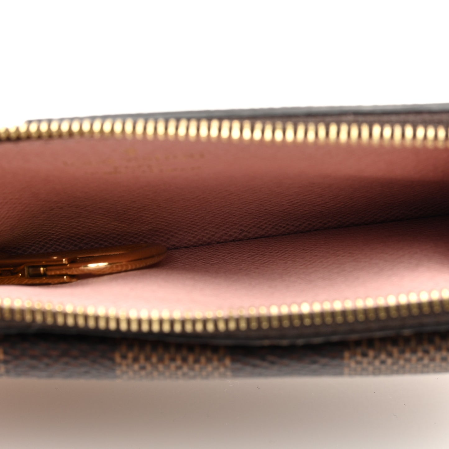 Damier Ebene Recto Verso Card Holder Rose Ballerine