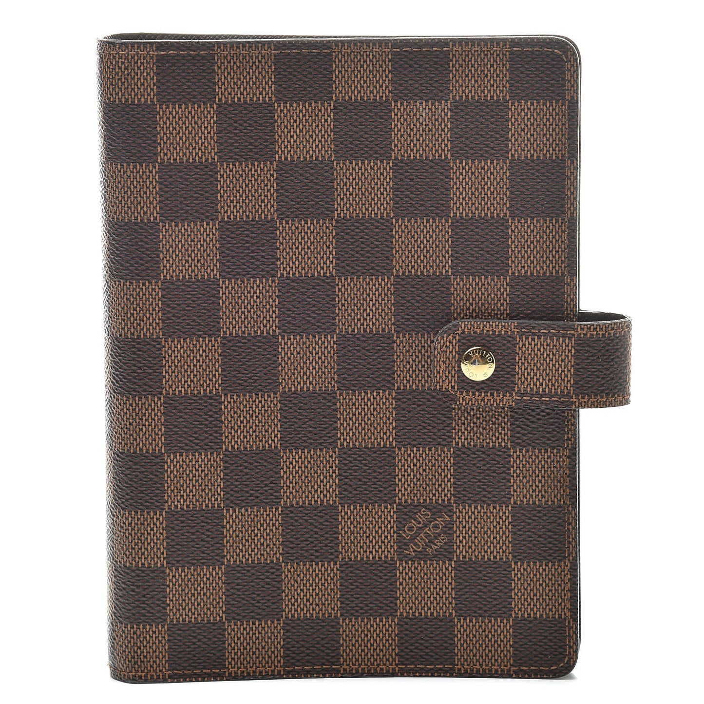 Damier Ebene Medium Ring Agenda Cover