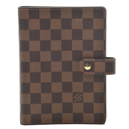 Louis Vuitton Damier Ebene Medium Ring Agenda Cover 1 of 9