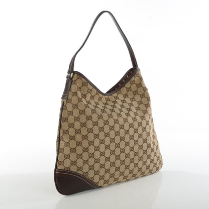 Gucci Monogram Medium New Britt Hobo Dark Brown 3 of 7