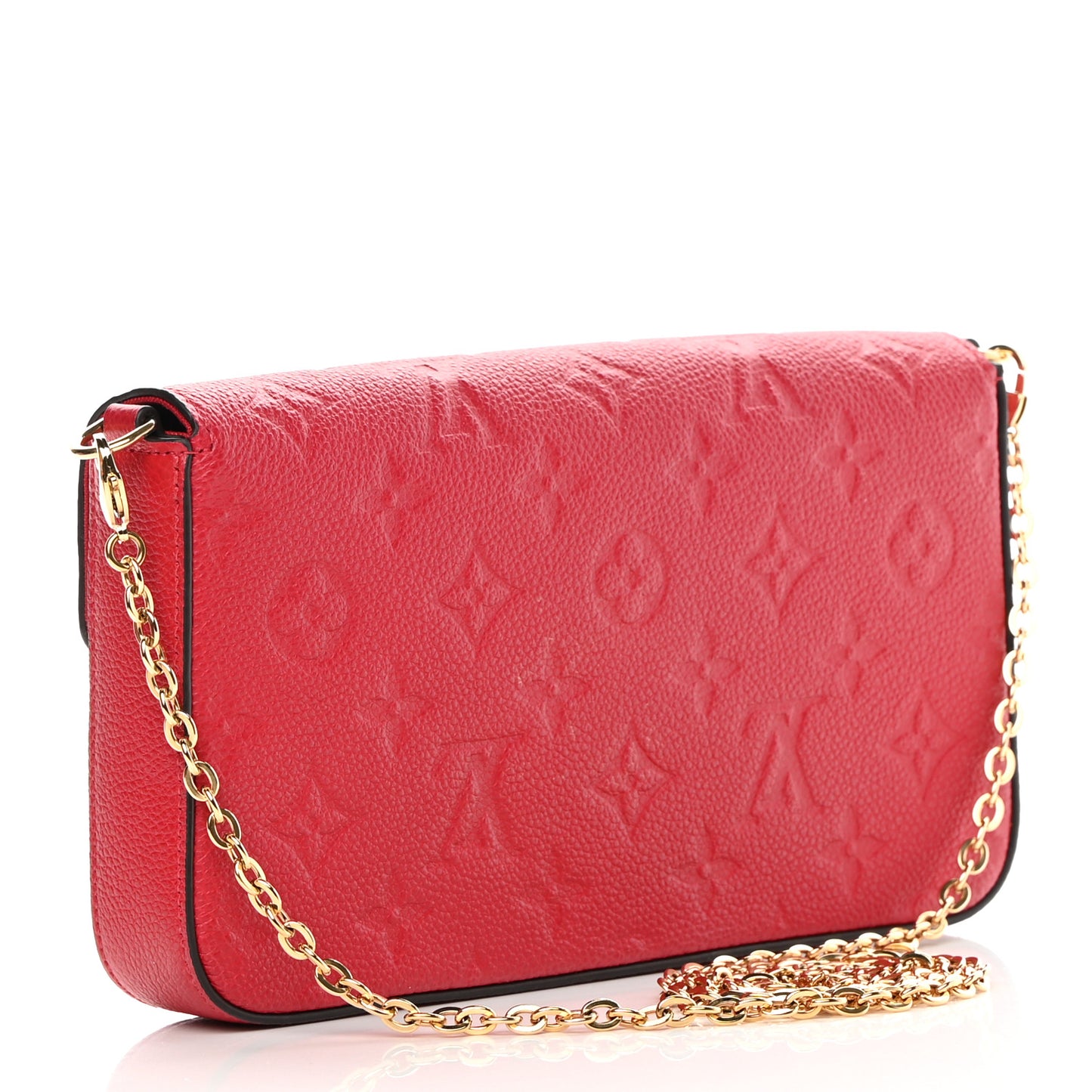 Empreinte Pochette Felicie Chain Wallet Scarlet
