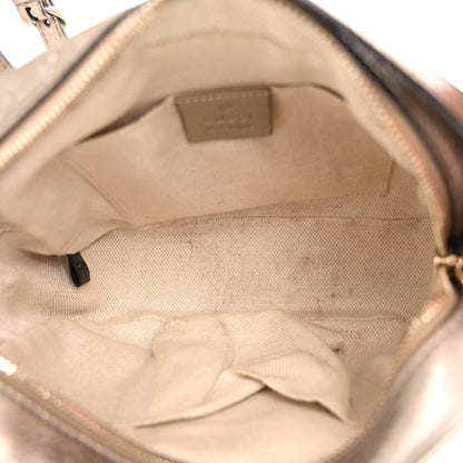 Gucci Metallic Pebbled Calfskin Small Soho Disco Bag Golden Beige 5 of 10
