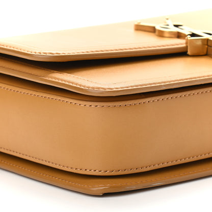 Saint Laurent Box Calfskin Monogram Medium Solferino Satchel Mustard 7 of 8