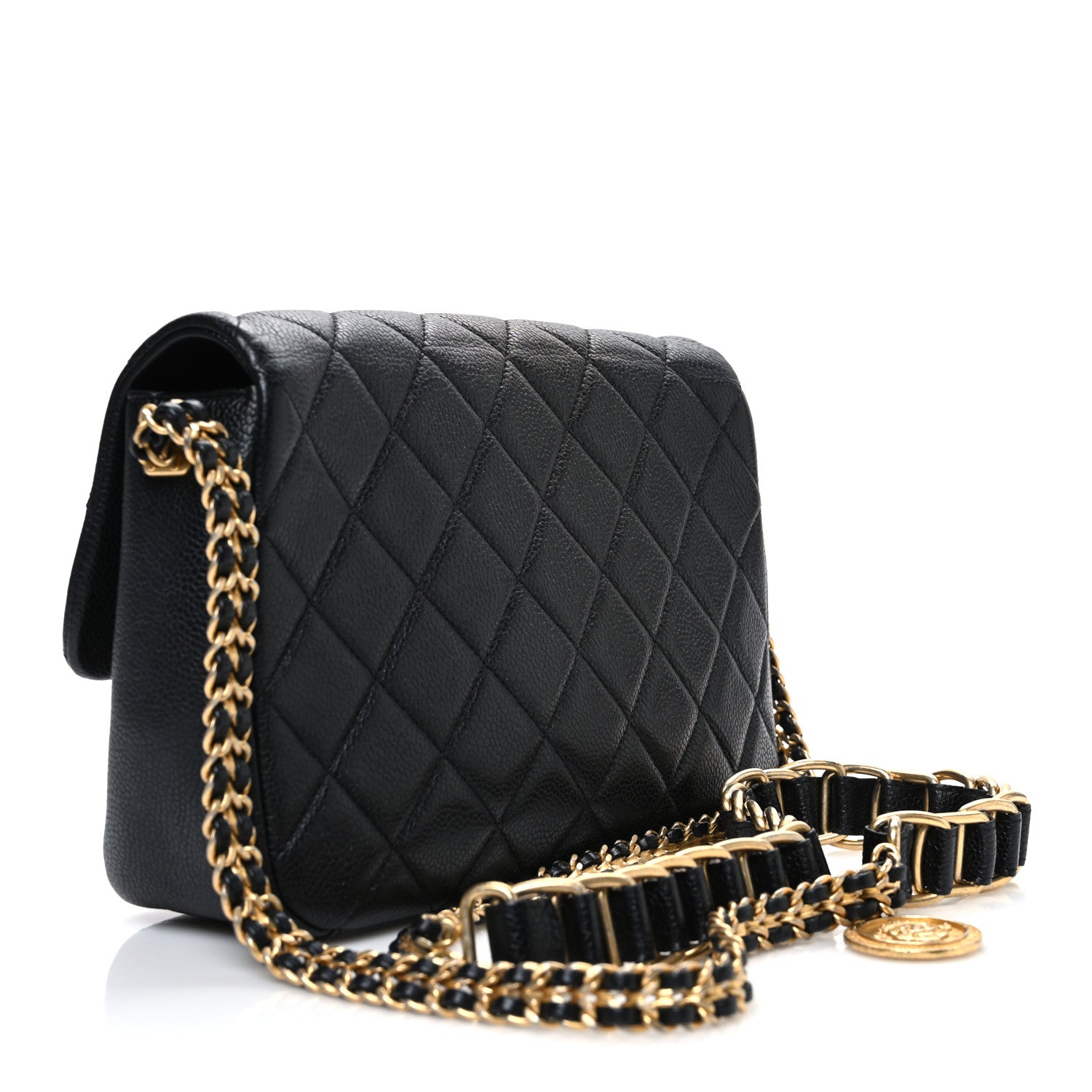 Chanel Caviar Quilted Chain Soul Flap Black 3 of 10