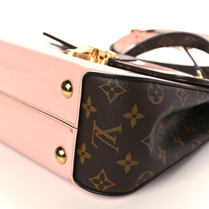 Louis Vuitton Patent Calfskin Monogram Cherrywood PM Rose Ballerine 8 of 10
