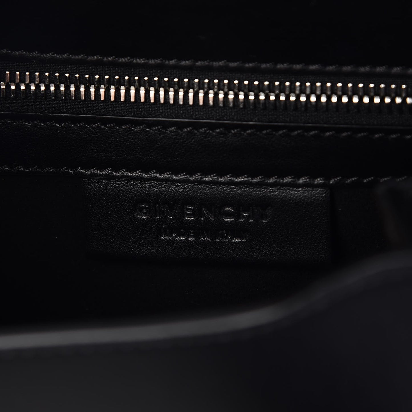 Calfskin Mini Pandora Box Logo Strap Crossbody Bag Black