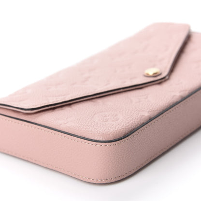Louis Vuitton Empreinte Pochette Felicie Chain Wallet Rose Poudre 5 of 13