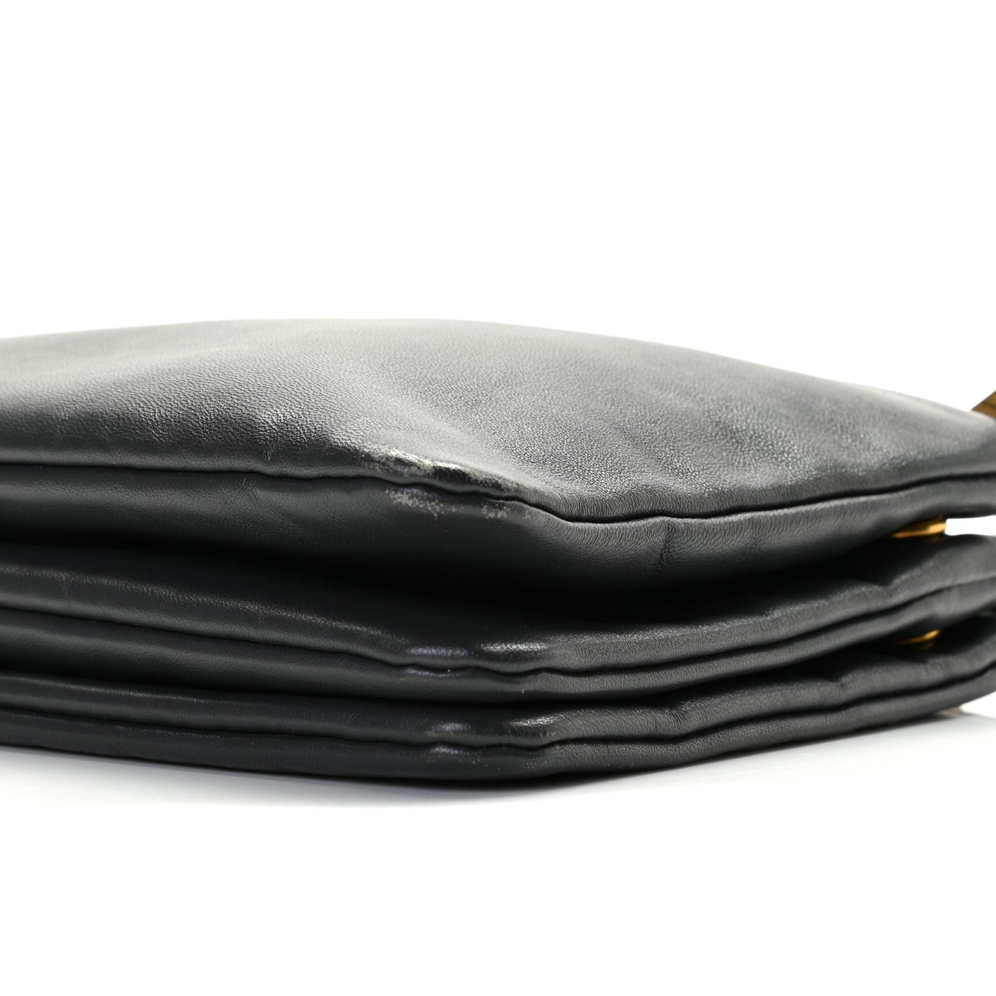 Lambskin Small Trio Crossbody Bag Black