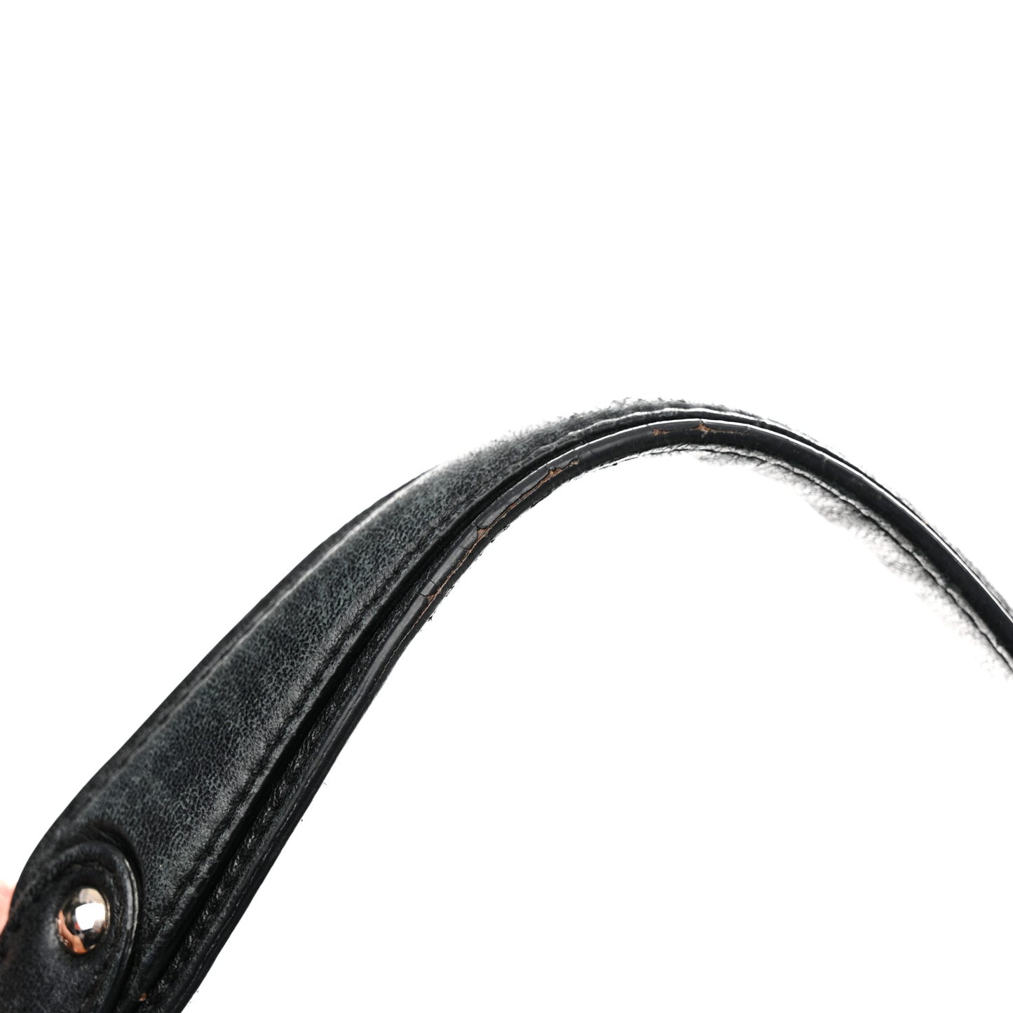 Satin Cannage Charming Lock Flap Shoulder Bag Black