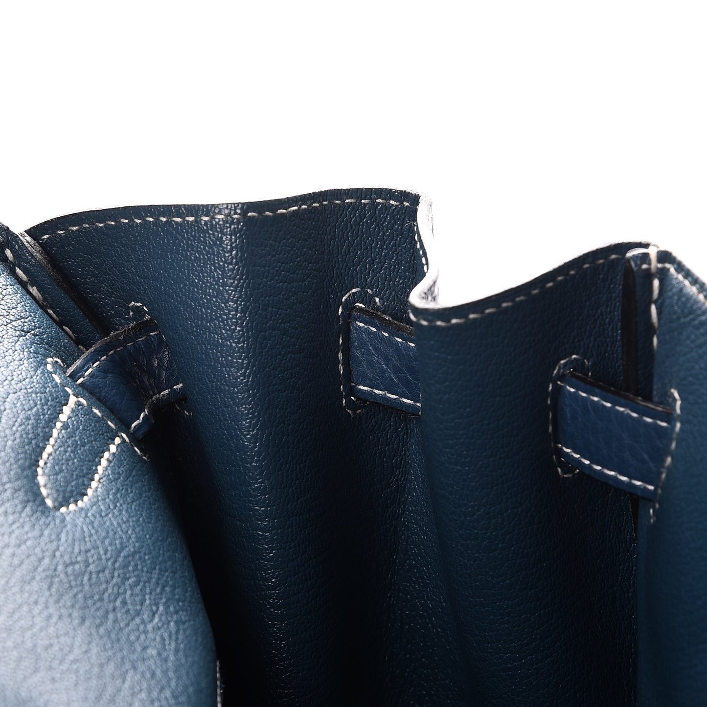 Taurillon Clemence Birkin 40 Bleu Thalassa