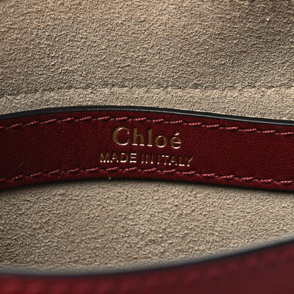 Chloe Calfskin Braided Small Hudson Shoulder Bag Sienna Red 6 of 10