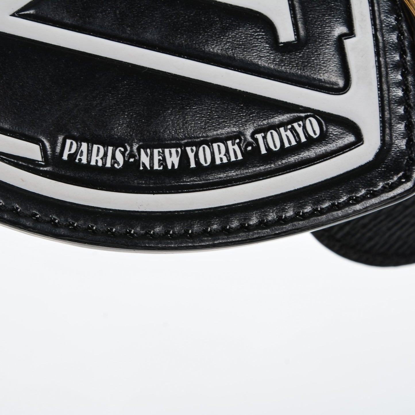 Calfskin World Tour Bag Charm Key Holder