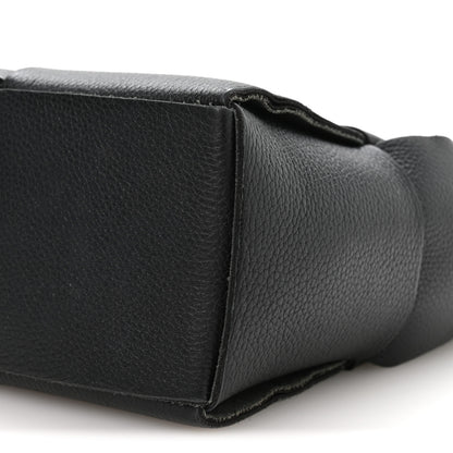 Bottega Veneta Grained Calfskin Maxi Intrecciato Mini Arco Tote Black 10 of 10