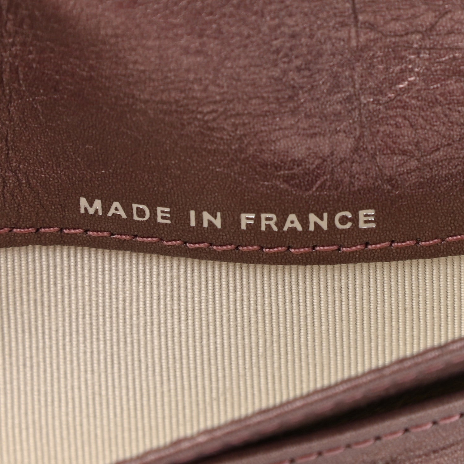 Chanel Aged Calfskin Quilted Reissue 2.55 Yen Wallet Purple 7 of 14