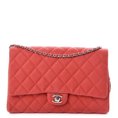 Chanel Iridescent Caviar Clutch with Chain Flap Pink 1 of 7