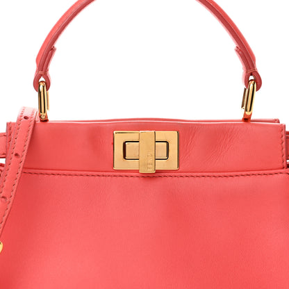 Fendi Nappa Mini Peekaboo Iconic Satchel Rosa Exstasy 8 of 11