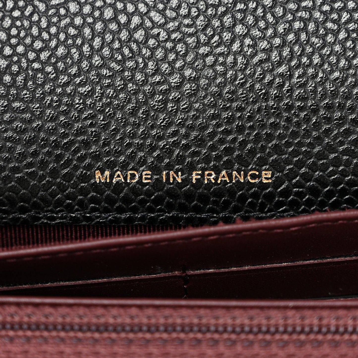 Caviar Quilted Large Gusset Flap Wallet Black