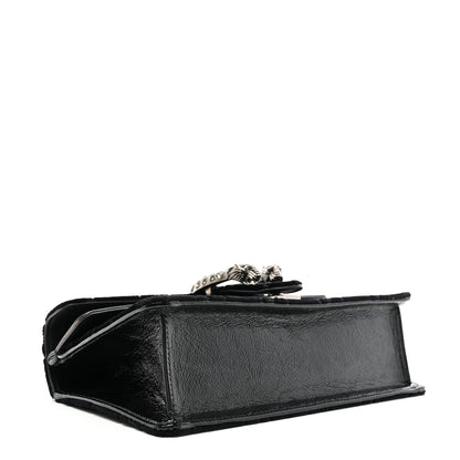 Gucci Velvet Skipper Crystal GG Monogram Small Dionysus Shoulder Bag Black Black Diamond 4 of 10