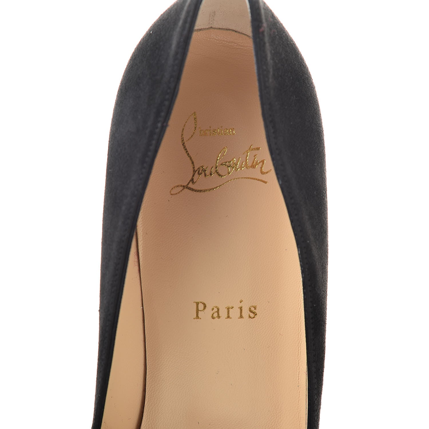 Christian Louboutin Veau Velours Eloise 85 Pumps 40.5 Black 6 of 8